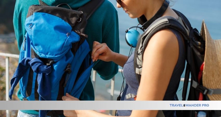 how to get zipper unstuck from fabric on backpack