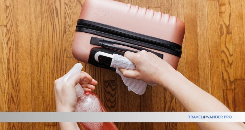 how to maintain and clean your suitcase