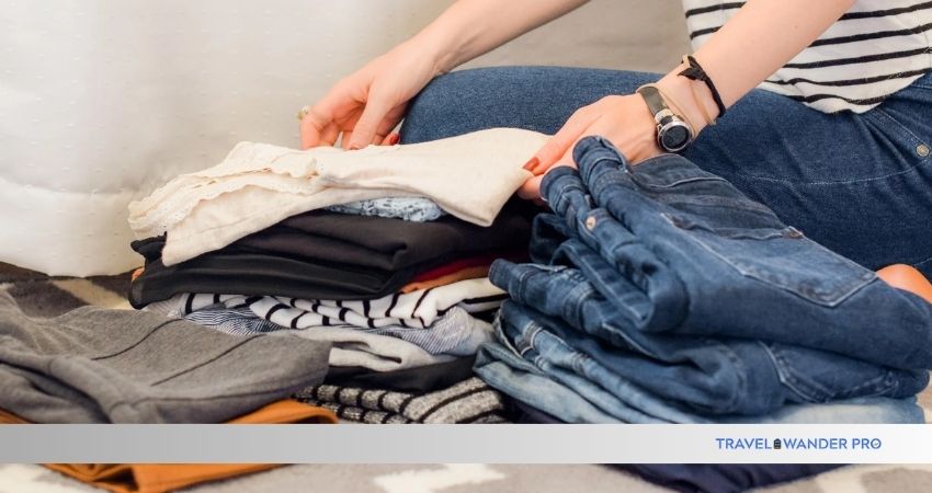 how to pack clothing for different weather conditions